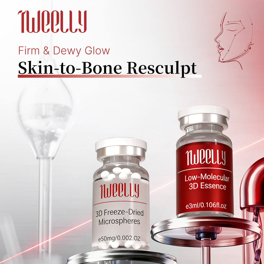 Tweelly CAHA 3D Bone-Contouring Filling, Lifting & Anti-Wrinkle Skinbooster